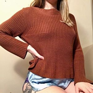American apparel brown aslan sweater